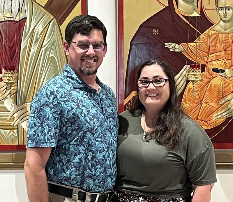 Tanner and Erin Clanton, SOYO Supervisors at St. Andrew Orthodox Church